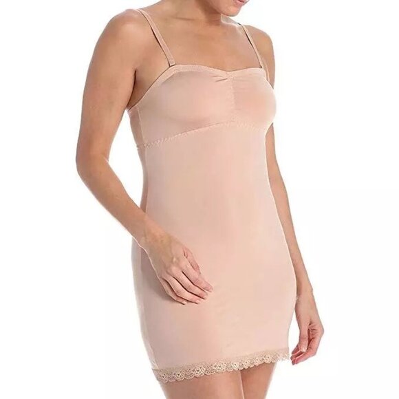 Hanky Panky - NWT Women’s Slip, ‘Silky Skin Convertible’ in Mocha - Beige, Small - Picture 1 of 15
